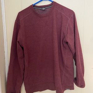 Eddie Bower Mens Sweater Maroon